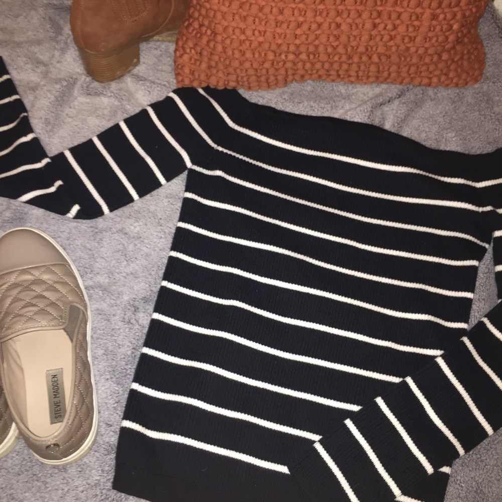 AEO Off-shoulder Ribbed Sweater